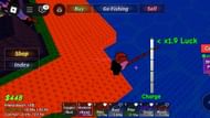 Catching fish (Image via Roblox)